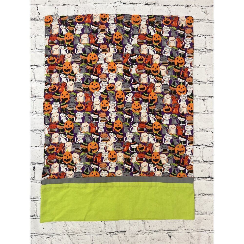Standard Size Handmade Pillowcase Halloween Cats Pirate Pumpkins Bee